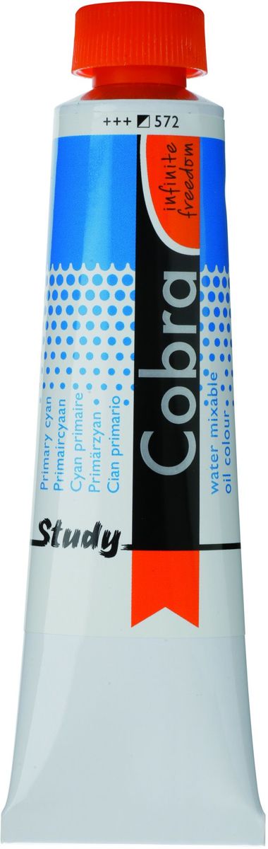 Cobra Study Olieverf 40ml | Primary Cyan (572)